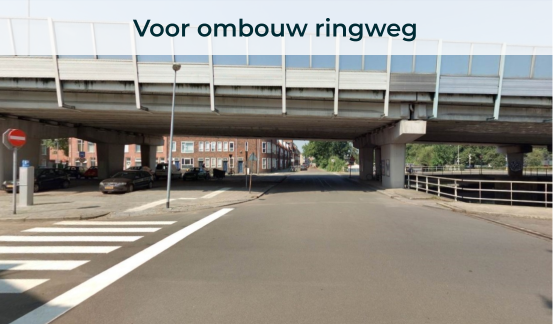 Oud uitzicht Winschoterdiep