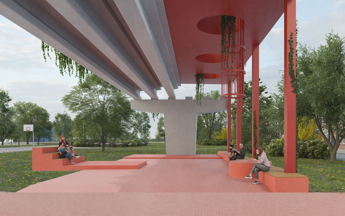 Onder het Geheugenpaviljoen