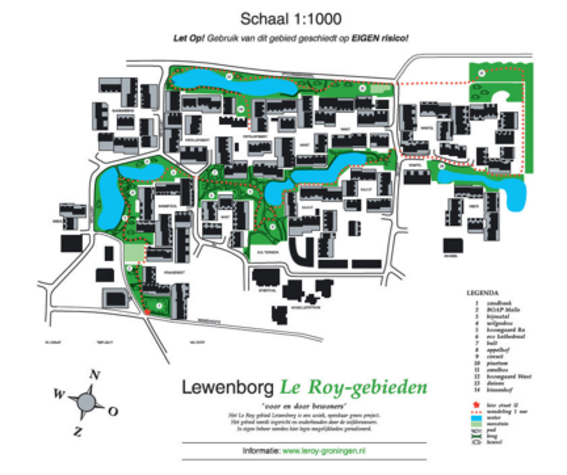 Het Le Roy gebied in Lewenborg